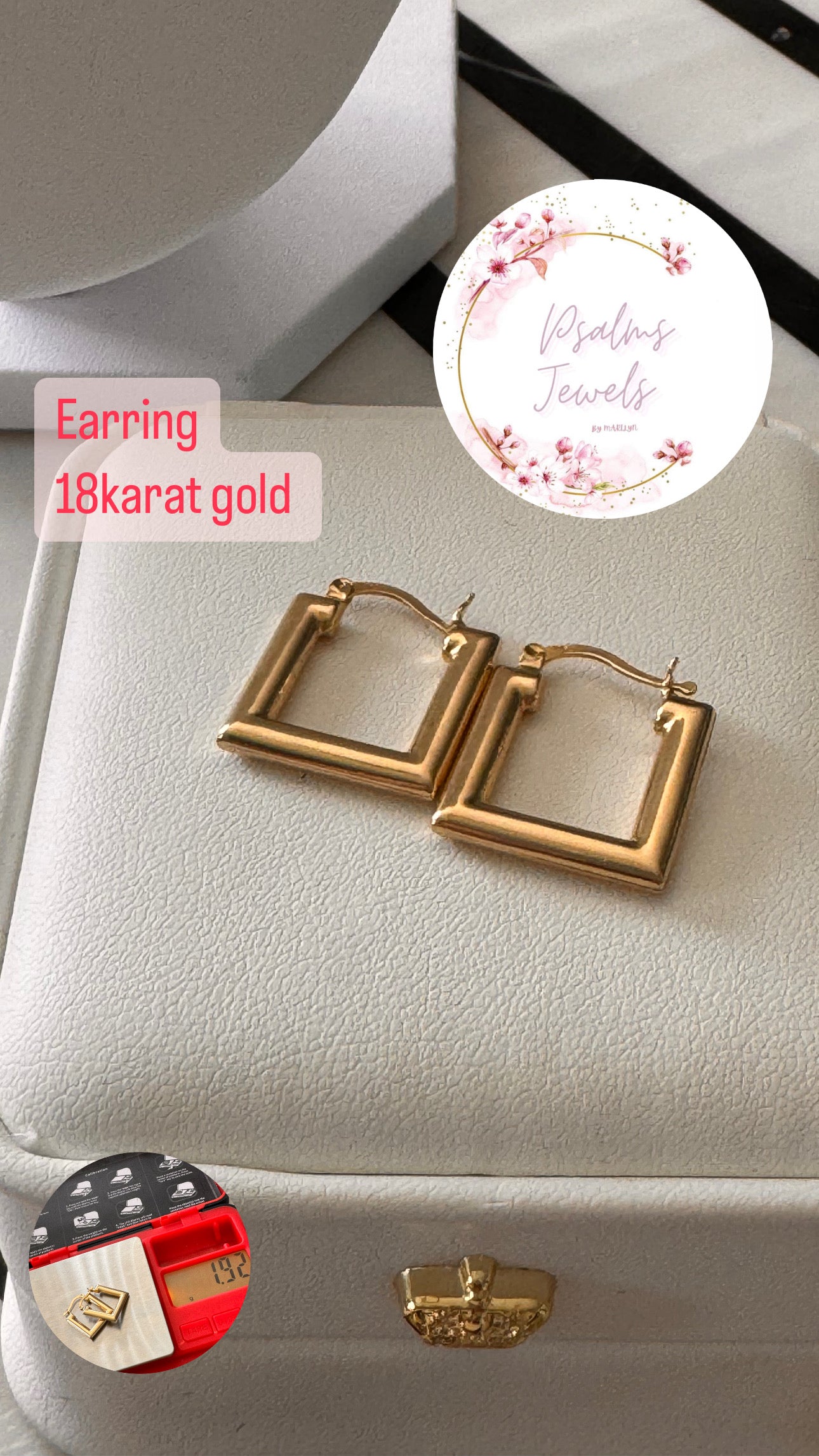 Square earring