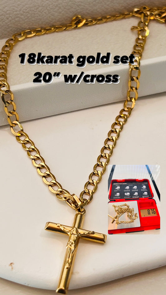 Chain with cross pendant