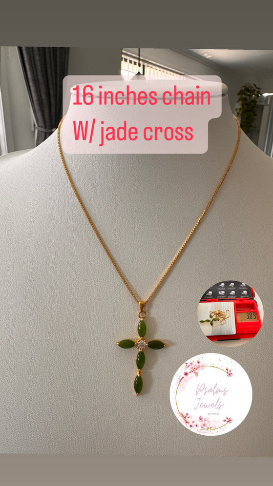Chain with pendant cross